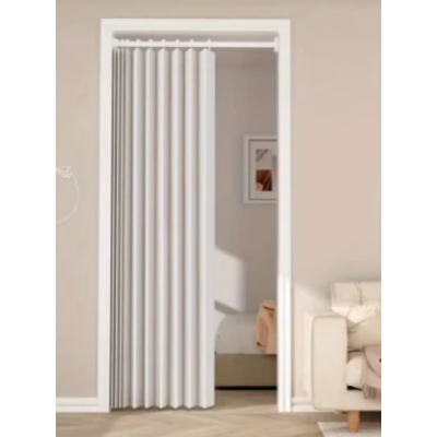 Magnetic Folding Accordion Door Curtain Wardrobe Curtain Room Divider